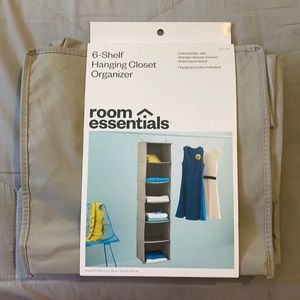Room Essentials: 6-shelf hanging closet organizer
